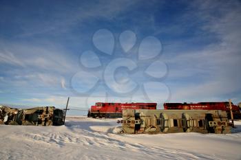 Train Wreck in Grand Coulee Saskatchewan