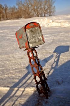 Mail Box in Winter Saskatchewan