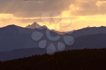 Scenic Northern Rockies of British Columbia