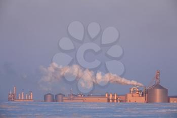 Potash Industry and Factory Saskatchewan