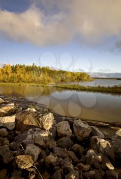 Northern Manitoba Lake near Thompson in Autumn