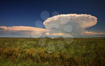 Storm clouds over Saskatchewan