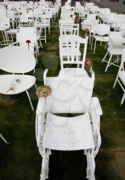 White Chairs Christchurch Downtown earthquake Memorial 185