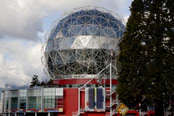 Vancouver Skyline Canada dwntown Science World 
