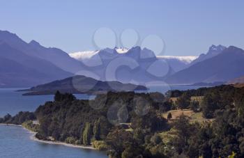 Lake Wakatipu Glenorchy Scenic Drive New Zealand