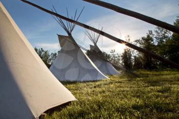 First Nation Teepee La Ronge Saskatchewan Canada