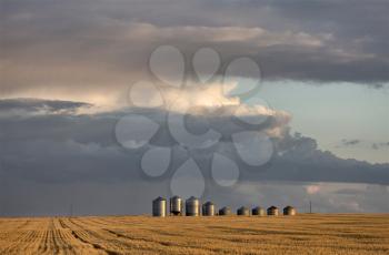 Storm Clouds Canada rural countryside Prairie Scene