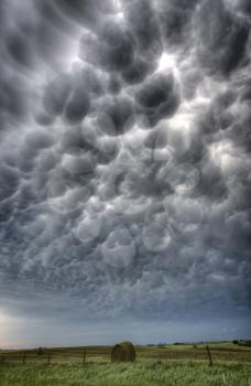 Storm Clouds Canada warning ominous skies Saskatchewan
