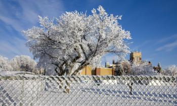 Winter Frost Saskatchewan Canada ice storm danger
