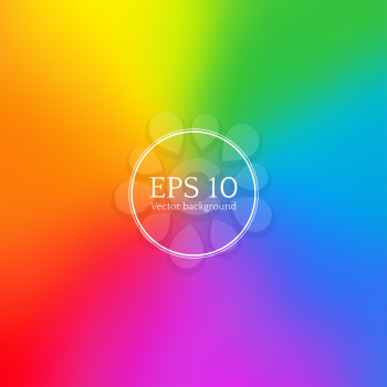 Rainbow blurred background. Vector EPS 10.