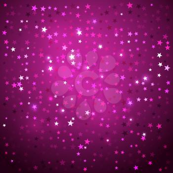 Disco background with stars. Vector EPS10.