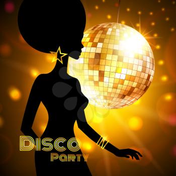 Disco Party. Vector illustration.