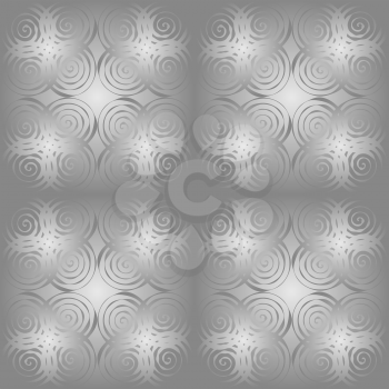 Vector graphic, artistic, seamless pattern with the image of geometric shapes
