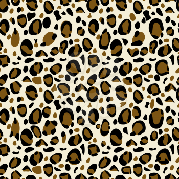 Vector seamless pattern. Design animal print pattern texture skins leopard. Can be used for design pattern fabric, wallpaper, wrapping paper