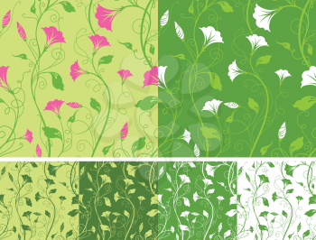 Elements for your design in green and pink colors.
