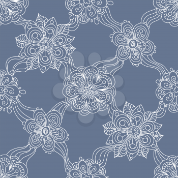Grey floral pattern for your design. 
