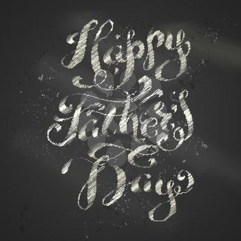 Vector chalk hand written typographic design element for greeting cards, invitations, congratulations and posters. 