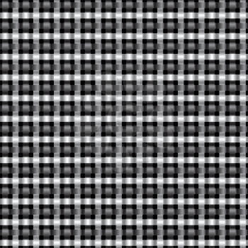 Boundless black and white pattern.