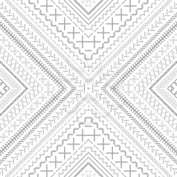 High detailed grey and white stitches. Ethnic boundless texture. Can be used for web page backgrounds, wallpapers, wrapping papers and invitations.