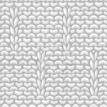 Hand-drawn cotton cloth boundless background. High detailed woolen hand-knitted fabric material.