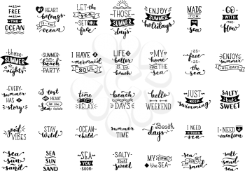 Unique calligraphic quotes and phrases written by brush. Ready to use prints for poster, mug, bag, card or t-shirt design.