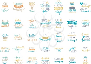 Colored lettering design. Great typography for poster, mug, bag, card or t-shirt.