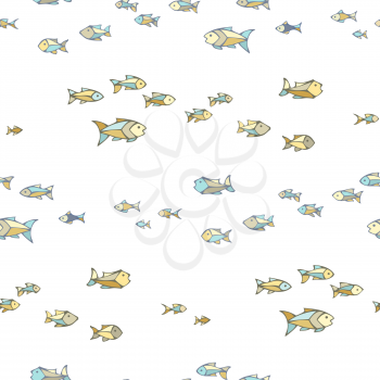 Sardines on white background. Boundless background can be used for web page backgrounds, wallpapers, wrapping papers and invitations.