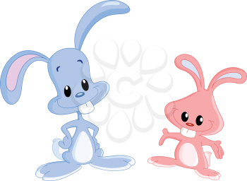 Happy little bunnies