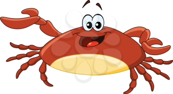 Cartoon crab