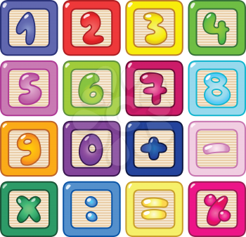 Colorful number blocks