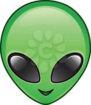 Alien face icon