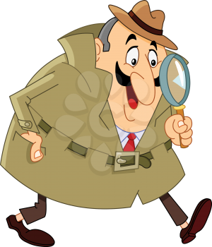 Cartoon detective