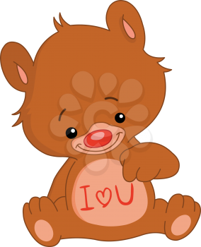 I love U teddy bear 