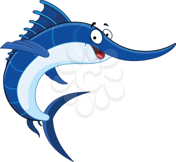 Cartoon swordfish