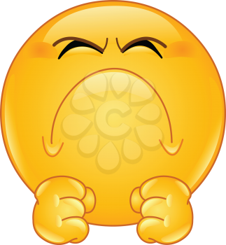 Irritated angry mad emoji emoticon