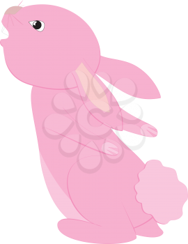 Royalty Free Clipart Image of a baby bunny