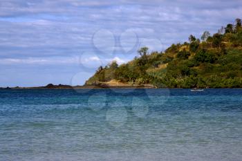 nosy be ,nosy mamoko, madagascar lagoon , coastline and sand