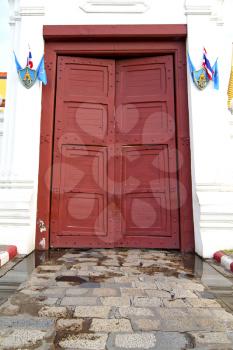  thailand     and  asia   in  bangkok     temple abstract cross colors door wat  palaces   colors religion      mosaic