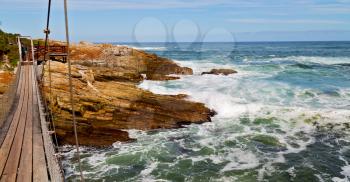  blur  in south africa     sky ocean    tsitsikamma reserve  nature and rocks
