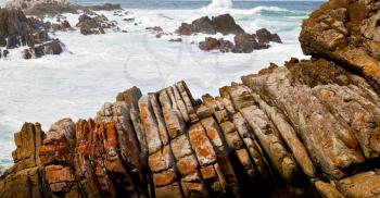  blur  in south africa   sky ocean   tsitsikamma reserve nature and rocks

