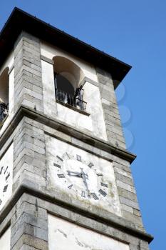 ternate  old abstract in  italy   the   wall  and church tower bell sunny day 