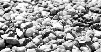 in south africa close up of the rocks stones near the beach and blur light