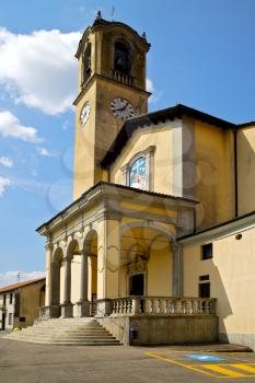 parking church albizzate varese italy the old wall terrace  bell tower 
