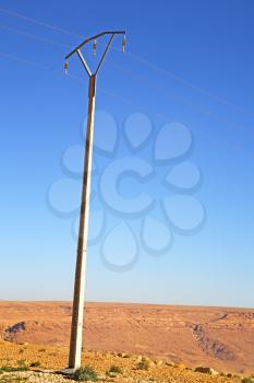   utility pole in africa morocco energy and distribution pylon