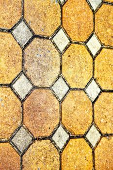 in asia   thailand kho samui  abstract cross texture floor ceramic  tiles the temple 
