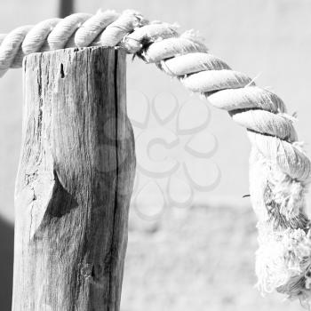 white rope dirty  and old like abstract background