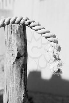 white rope dirty  and old like abstract background