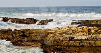  blur  in south africa   sky ocean    tsitsikamma reserve nature and rocks
