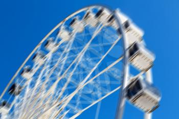 in south africa close up of the blur ferris weel  texture background and sky