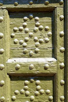 blur texture and abstract background line in italy   old antique door 